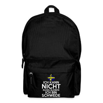 Skandinavien Schweden Schwede Schwedisch - Rucksack - Schwarz - Vorne