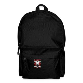 Dad is my name Darts is my game - Backpack - black - Front