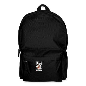 Hello Is It Knee Your Looking For - Rucksack - Schwarz - Vorne