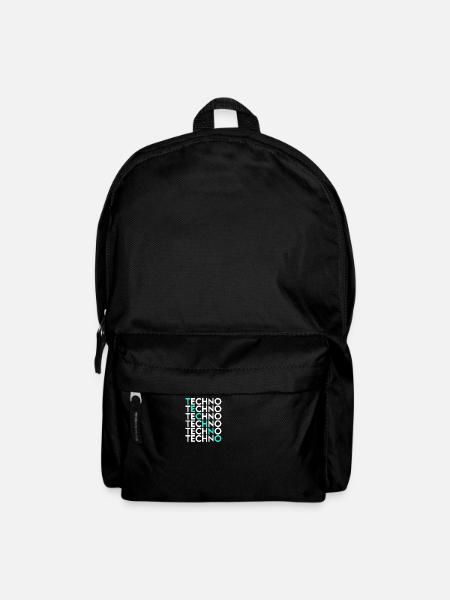 Techno - Rucksack - Schwarz