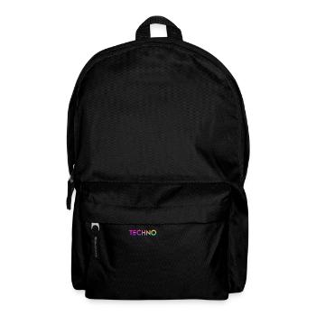Techno - Sac à dos - noir - Devant