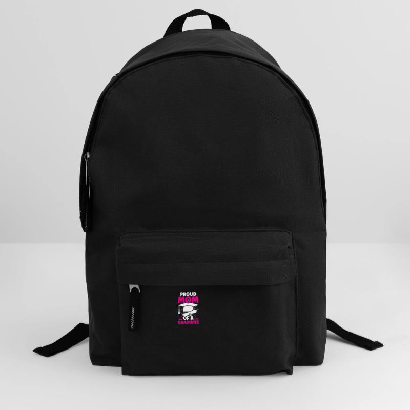 Stolze Mutter Eines Absolventen Abschluss Rucksack