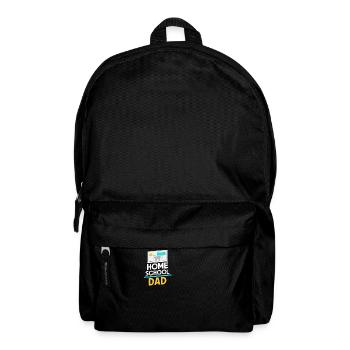 Homeschooling Papa Father's Day Homeschool Father - Backpack - black - Front