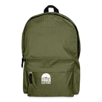 SÄGEN FLÜSTERER - Rucksack - Olivgrün - Vorne