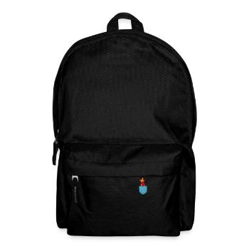 Perroquet Pocket Parrot Bird Drôle Perroquet - Sac à dos - noir - Devant