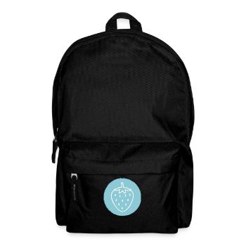 Erdbeere - Rucksack - Schwarz - Vorne