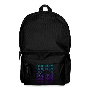 Cadeau rétro dauphin - Sac à dos - noir - Devant