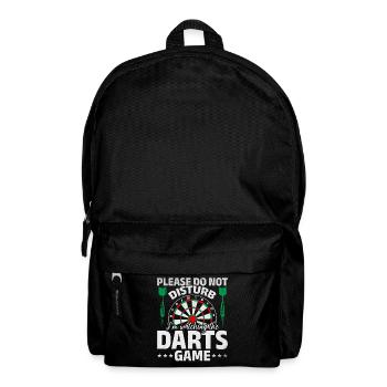 Please do not disturb I watch the darts game - Backpack - black - Front