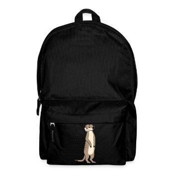 Cadeau d’amoureux des suricates Drôles d’animaux - Sac à dos - noir - Devant