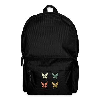 Origami Schmetterlinge - Rucksack - Schwarz - Vorne
