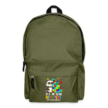 Autismus - Rucksack - Olivgrün - Vorne