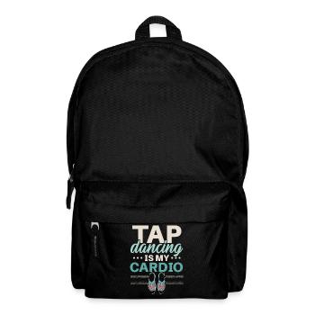 La danse à claquettes est mon entraînement d’endurance Cours de claquettes - Sac à dos - noir - Devant