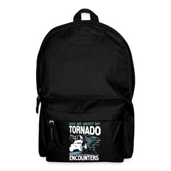Météorologie des ouragans Storm Chaser - Sac à dos - noir - Devant