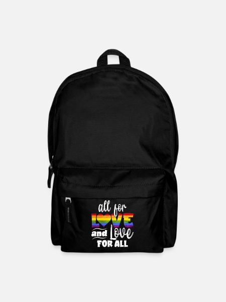 All For Love Love For All LGBT Pride Month - Rucksack - Schwarz