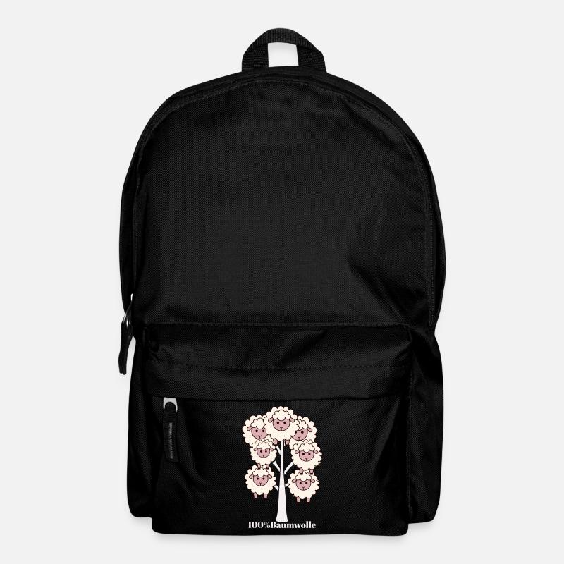 Tshirt Cotton - Backpack - black