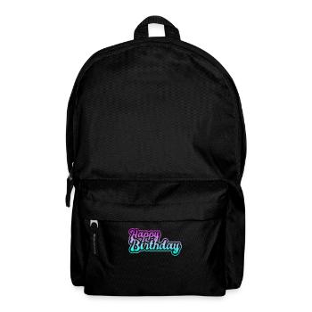 happy birthday - Rucksack - Schwarz - Vorne