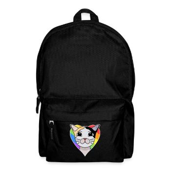 Chat LGBT Japonais Bobtail Rainbow - Sac à dos - noir - Devant