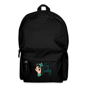 J’ai de la chance Irlande irlandaise Irlande - Sac à dos - noir - Devant