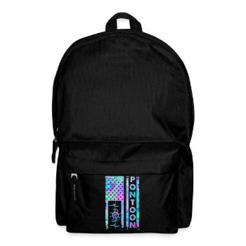 Pontoon American Flag - Backpack - black - Front