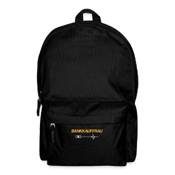 Bankkauffrau - Rucksack - Schwarz - Vorne