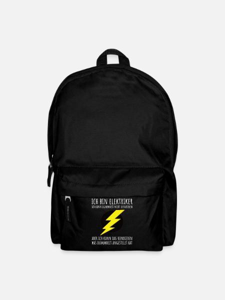 Elektriker Handwerker - Rucksack - Schwarz