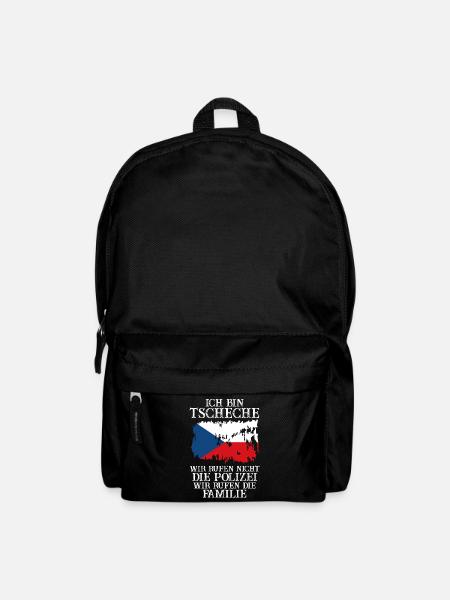 Tschechien Tscheche Tschechisches - Rucksack - Schwarz