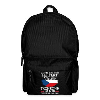 Tschechien Tscheche Tschechisches - Rucksack - Schwarz - Vorne