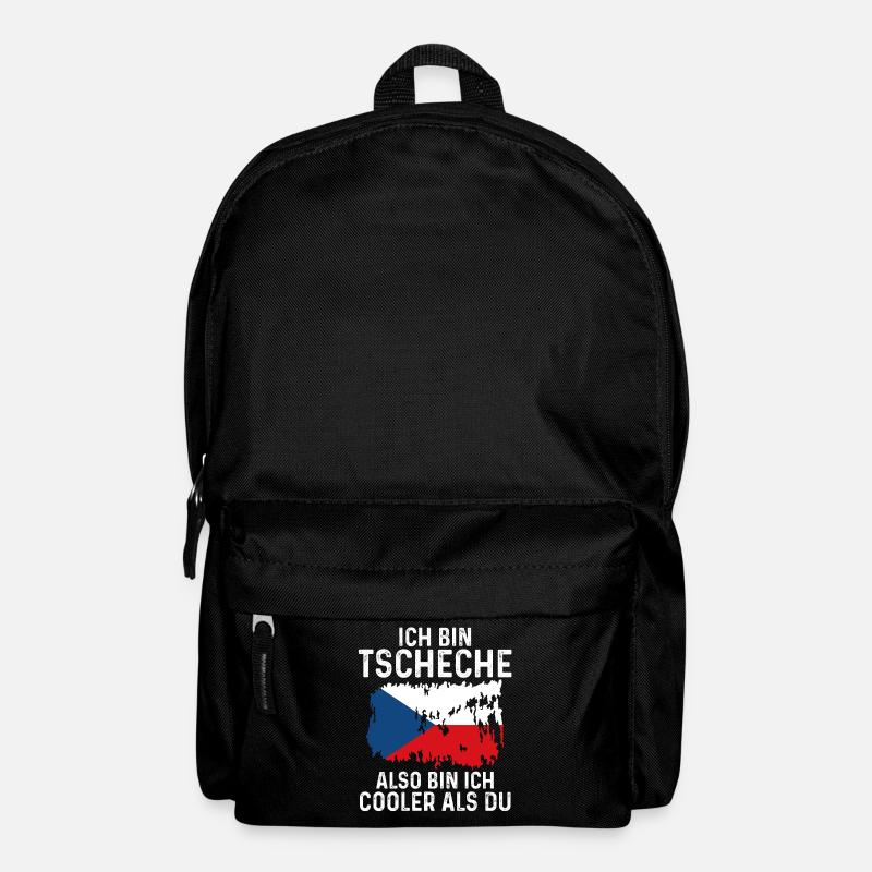 Tschechien Tscheche Tschechisches - Rucksack - Schwarz