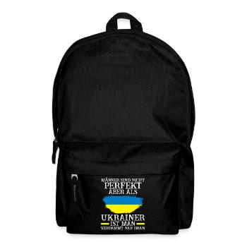 Ukraine Ukrainer Ukrainisches - Rucksack - Schwarz - Vorne