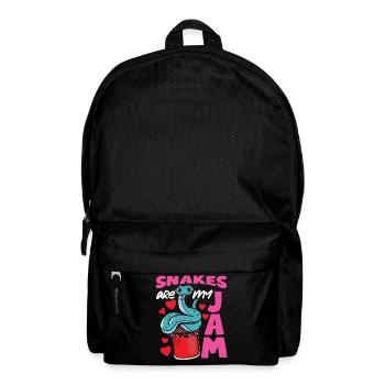 Snake Serpent Snakes Are My Jam - Rucksack - Schwarz - Vorne