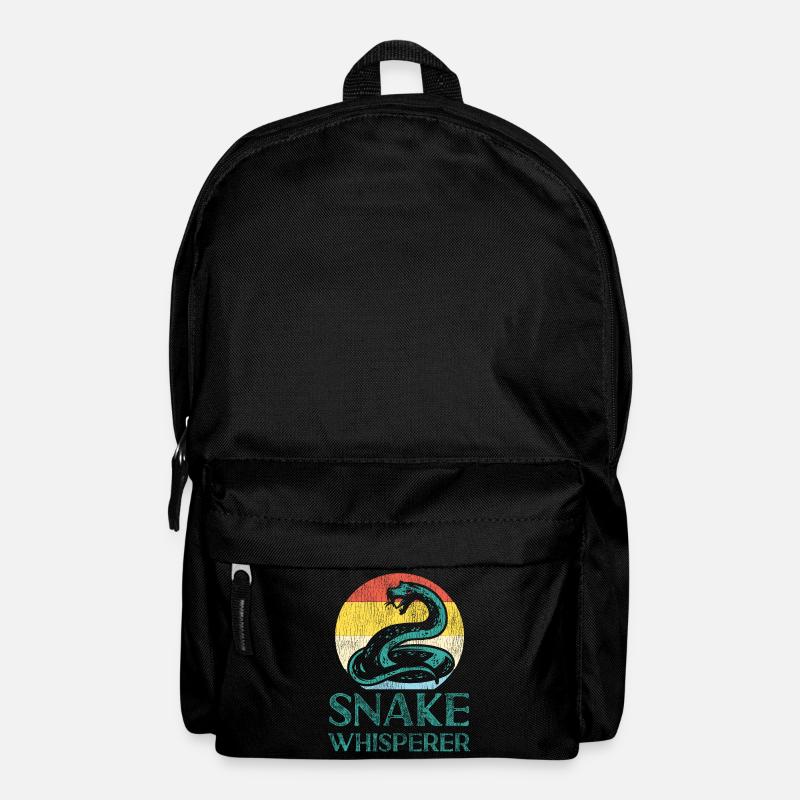 Snake Serpent Retro Vintage Snake - Rucksack - Schwarz