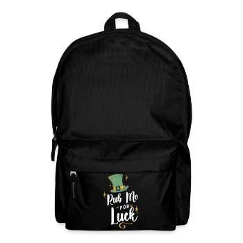 Reibe Mich Für Glück Ire Irisch Gälisch Irland - Rucksack - Schwarz - Vorne