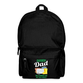 Garten Papa Lustiger Spruch Geschenk Herren - Rucksack - Schwarz - Vorne