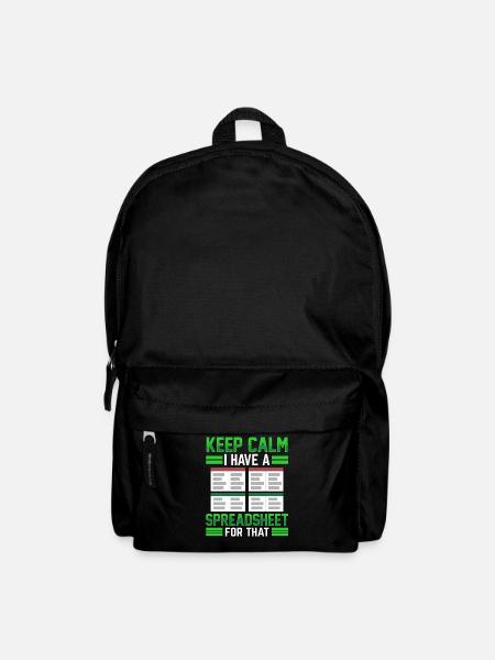 Ich Habe Ein Spreadsheet Dafür Tabelle Buchhalter - Rucksack - Schwarz