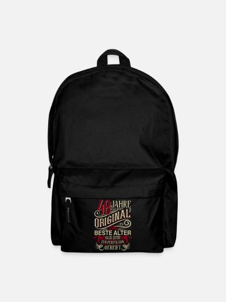 48. Geburtstag Vintage Retro - Rucksack - Schwarz