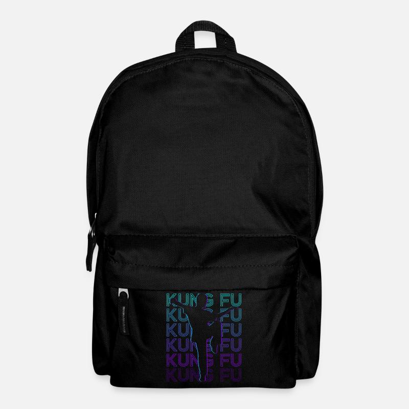 Kung Fu Retro - Rucksack - Schwarz