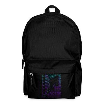 Lacrosse Player Retro - Backpack - black - Front