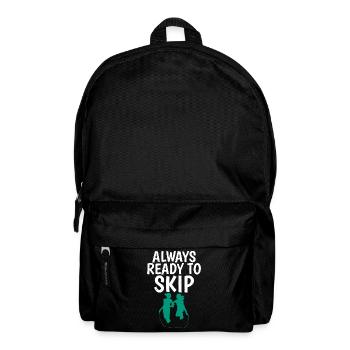 Seilspringen Für Fitness Roping - Rucksack - Schwarz - Vorne
