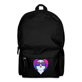 Bisexuell Pinguin Geschenk - Rucksack - Schwarz - Vorne