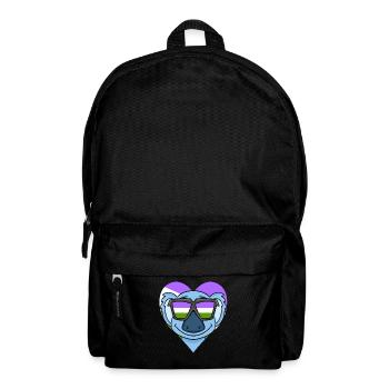Genderqueer Koala - Sac à dos - noir - Devant