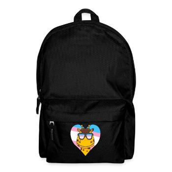 Transgender Transsexuell Giraffe Geschenk - Rucksack - Schwarz - Vorne