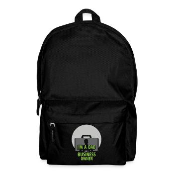 Je suis un père et un PDG propriétaire d’entreprise - Sac à dos - noir - Devant