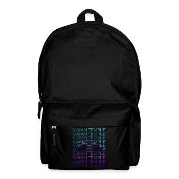 Mayan Pyramid Mayan Temple Ancient Maya Retro - Backpack - black - Front