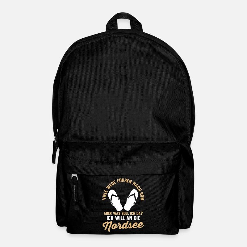 Ich will an die Nordsee - Rucksack - Schwarz