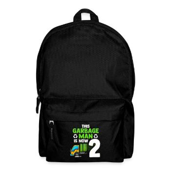 Garbage truck Müllmann Recycling 3rd birthday - Backpack - black - Front
