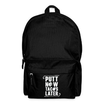 Golf Golfer Golf ball Golfer Golfers Golf clubs - Backpack - black - Front