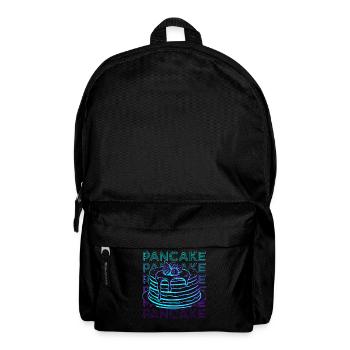 Pfannkuchen Retro - Rucksack - Schwarz - Vorne