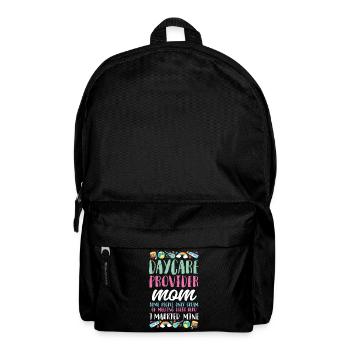 Childcare Daycare Provider Teacher - Backpack - black - Front