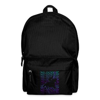 Polocrosse Spieler Retro - Rucksack - Schwarz - Vorne
