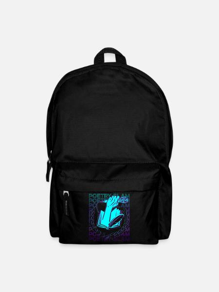 Poetry Slam Poetischer Dichter Retro - Rucksack - Schwarz